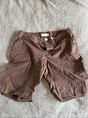 Gap Women’s Brown Casual Cotton Shorts